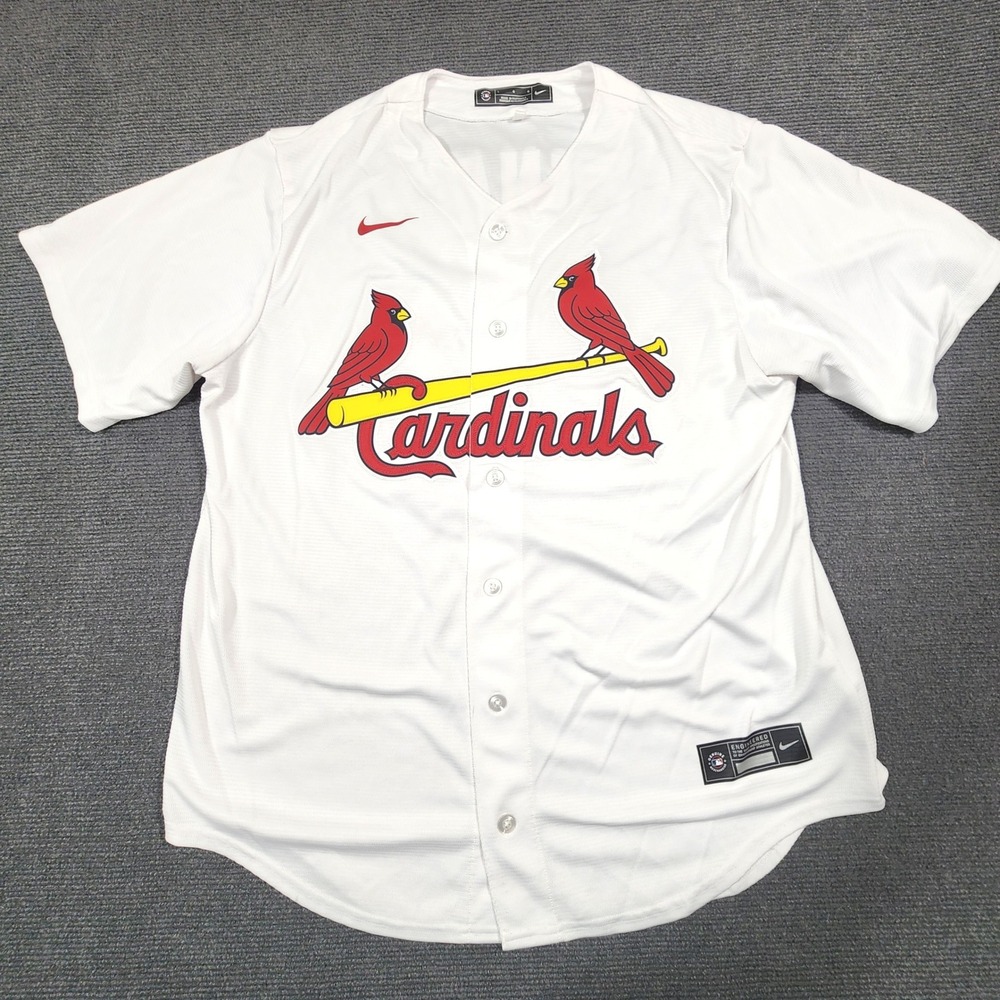 Nike Baseball Jersey Mens Large White Nolan Arenado 28 Cardinals Athletic